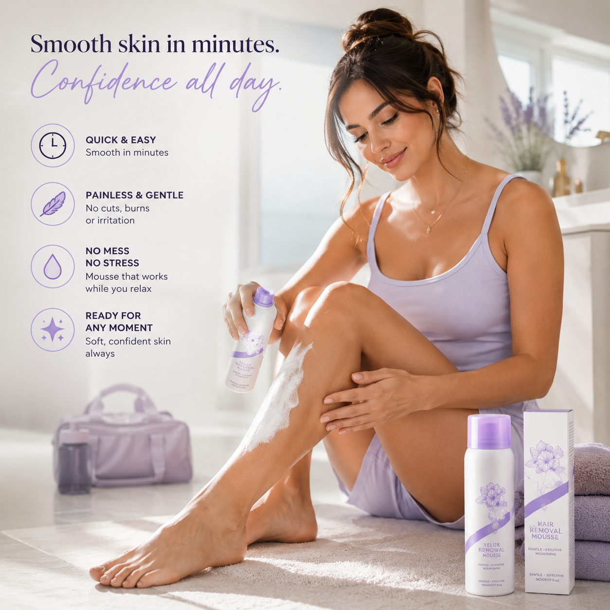 Veluxe Hair Removal Mousse